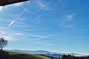 Aussicht vom Balkon